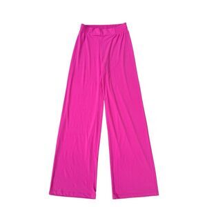 IMAN Global Chic Runway Jersey Pull-On Pant hot pink size XS NWOT